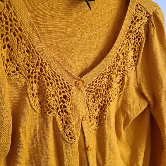 Cardigan with Knit Detailing - Picture 4 of 10